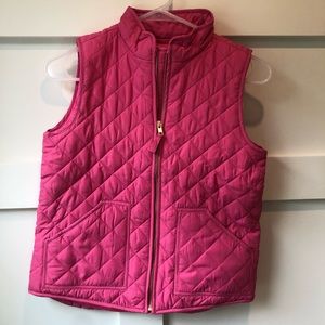Crew Cuts girls quilt vest, worn only once.